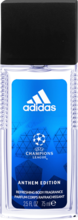 Adidas, Champions League Anthem Edition, dezodorant naturalny, spray, 75 ml