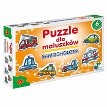 Alexander, Samochodziki, puzzle dla maluszków, 27 elementów