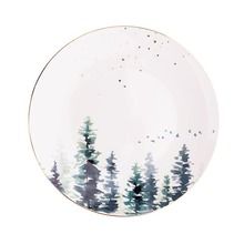 Altom Design, Misty Forest, talerz deserowy, las, 20 cm