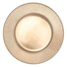 Altom Design, podkładka pod talerz, promienie, 33 cm, złota