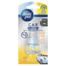 Ambi Pur, samochodowy odświeżacz powietrza, wkład o zapachu Anti Tobacco, 7 ml