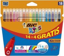 Bic Kids, Couleur, flamastry, 18 kolorów