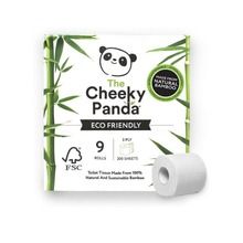 Cheeky Panda, papier toaletowy, opakowanie papierowe, 9 rolek