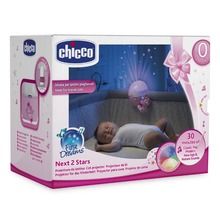 Chicco, Next2Stars, projektor na łóżeczko, różowy