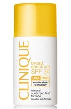 Clinique, Sun Mineral Sunscreen Fluid For Face SPF 30, emulsja do opalania twarzy, 30 ml