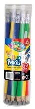 Colorino Kids, Jumbo, ołówek trójkątny z gumką do nauki pisania