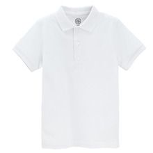 Cool Club, Koszulka polo chłopięca z krótkim rękawem, biała