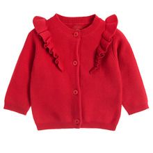 Cool Club, Sweter dziewczęcy, rozpinany, czerwony