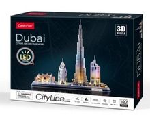 Cubic Fun, Dubaj, puzzle 3D LED, 182 elementy