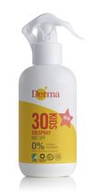Derma Sun, Kids Sun, spray słoneczny dla dzieci, SPF 30, 200 ml