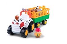 Dumel Discovery, Traktor Safari ze zwierzętami, zabawka interaktywna, 29652