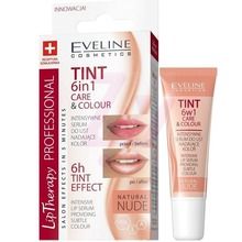 Eveline, Lip Therapy 6w1 Care& Colour, intensywne serum do ust nadające kolor Tint Nude, 12 ml