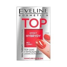 Eveline, Nail Therapy, top coat + wysuszacz lakieru do paznokci, 5 ml
