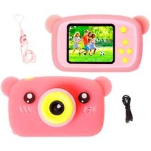Extralink Kids Camera H25, aparat cyfrowy, różowy