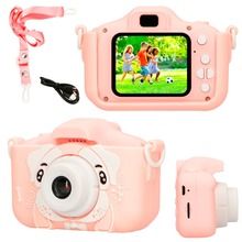 Extralink Kids Camera H28 Single, aparat cyfrowy, różowy