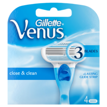 Gillette, Venus, wymienne ostrza do maszynki do golenia, 4 szt.