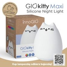 InnoGIO, Kitty, silikonowa lampka, maxi