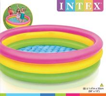 Intex, basen dziecięcy, tęcza, 147-33 cm