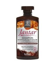 Jantar, szampon rewitalizujący kolor, włosy brązowe i kasztanowe, 330 ml