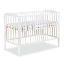 Klupś, Radek II, łóżeczko niemowlęce, białe, 120-60 cm