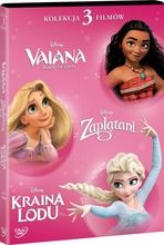 Księżniczki Disneya: Vaiana, Zaplatani, Kraina Lodu. 3DVD