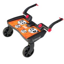Lascal, Buggyboard Maxi, dostawka do wózka, Panda Jungle, pomarańczowa