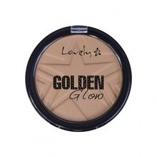 Lovely, Golden Glow Powder, lekki puder brązujący do twarzy 4, 15g