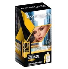 Maybelline, zestaw, The Colossal 100% Black Mascara, tusz do rzęs, 10.7 ml + Garnier Skin Naturals, płyn micelarny z olejkiem, 400 ml