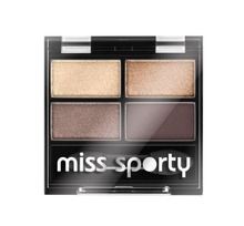 Miss Sporty, Studio Colour Quattro Eye Shadow, poczwórne cienie do powiek, 403 Smoky Brown Eyes, 5g