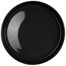 Mondex, porcelanowy talerz deserowy, płytki, czarny, 18,5 cm