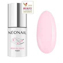 NeoNail, Revital Base Fiber, wzmacniająca baza hybrydowa, Rosy Blush, 7.2 ml
