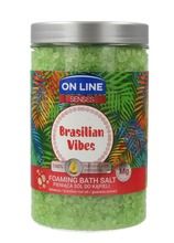 On Line, Senses, pieniąca sól do kąpieli, brasilian vibes, 480 ml