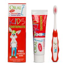 Oral7, Kids, pasta do zębów 50, ml + szczoteczka