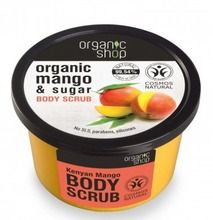 Organic Shop, scrub do ciała, Kenijskie mango BDIH, 250 ml