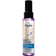 Palette, Anti-Yellow Color Correction Spray, korekta koloru spray przeciw żółtym tonom włosów, 100 ml