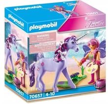 Playmobil, Fairies, wróżka z ozdobami i jednorożcem, 70657