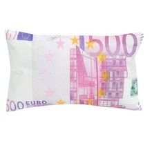 Poduszka, banknot, 500 EUR