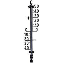 ProGarden, termometr ogrodowy zewnętrzny balkonowy duży czarny xxl