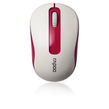 Rapoo, M10 Plus, bezprzewodowa mysz optyczna, czerwona