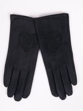 Rękawiczki damskie, czarne, Yoclub