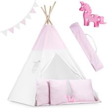 Ricokids, Tipi, namiot dla dzieci, różowy, 120-120-160 cm