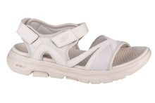 Sandały damskie, białe, Skechers Go Walk 5-Restored