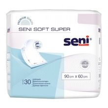 Seni Soft Super, Happy, podkłady higieniczne, 90-60 cm, 30 szt.