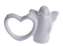 Serwetnik ceramiczne serce z aniołkiem