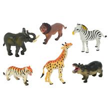 Smiki, Zwierzęta Safari, zestaw figurek, 6 szt.