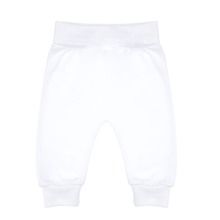 Spodnie dresowe niemowlęce, białe, Nicol