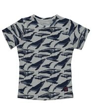 T-shirt chłopięcy, mix, wieloryby, Tom Tailor