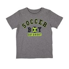 T-shirt chłopięcy, szary, Soccer, Tom Tailor