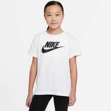 T-shirt dziecięcy, biały, Nike Sportswear Big Kids T-Shirt