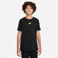 T-shirt dziecięcy, czarny, Nike B NSW RepeatT SS Tee